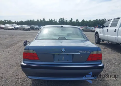2001 BMW 740Il из США, поврежденный, VIN WBAGH83421DP23764